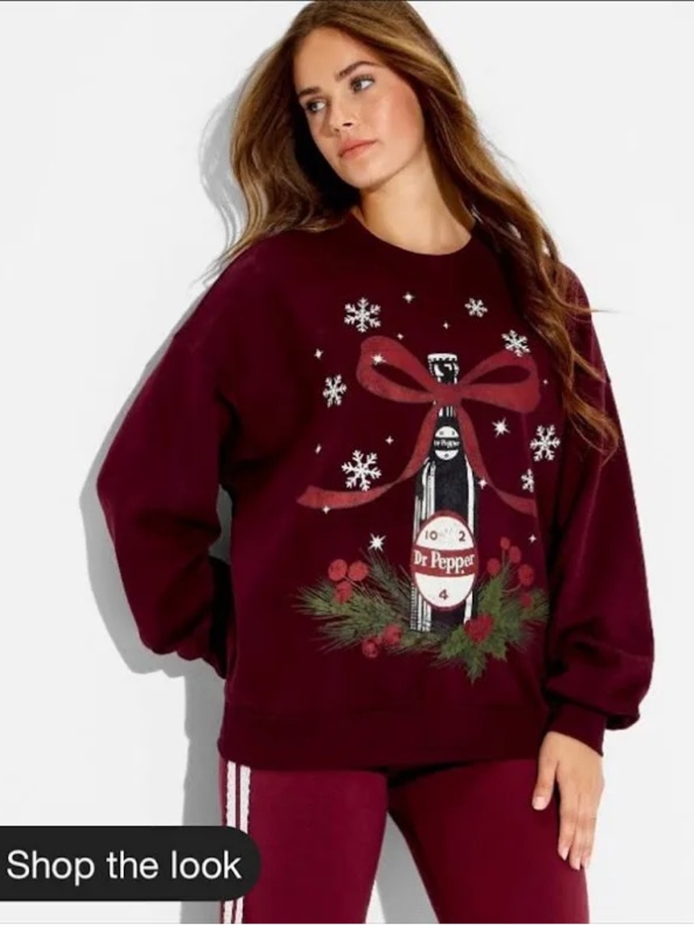 Target Dr Pepper Bow Sweatshirt size small Brand NEW!